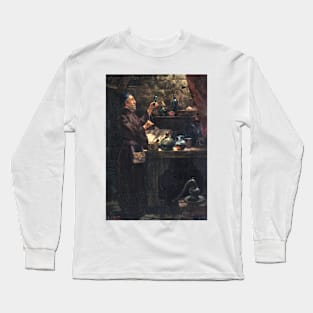 Alchemist at work, 19th century (C012/4494) Long Sleeve T-Shirt